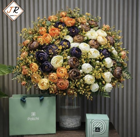 ضمة ورد بعدة الوان