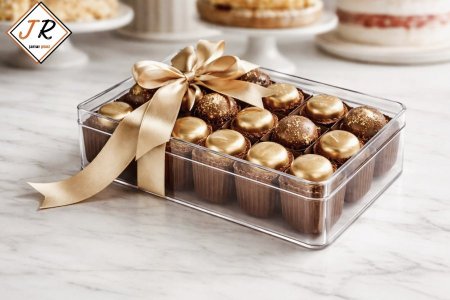 علبة اكريليك مستطيل كبير