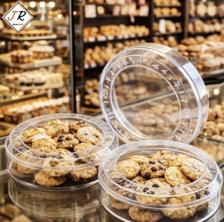 علبة اكريليك دائري كبير