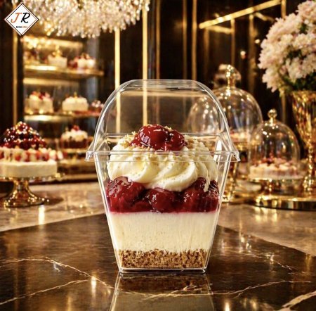 علبة كريستال هرم 10 علب