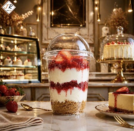 كاسة كريستال دائرية طويلة 10 علب