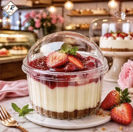 علبة كريستال دائرية 10 علب