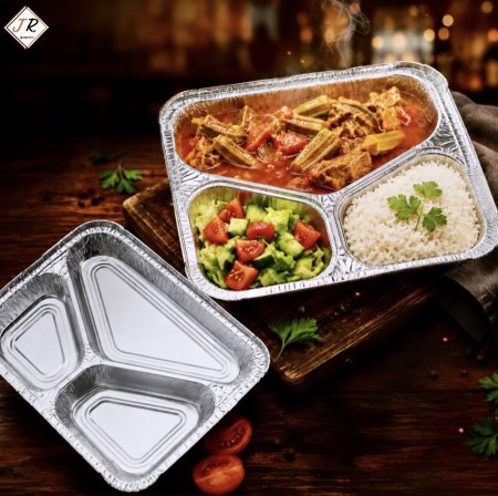 صحن قصدير مقطع