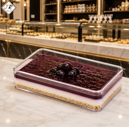 علبة اكريليك مستطيل كبير (21cm)