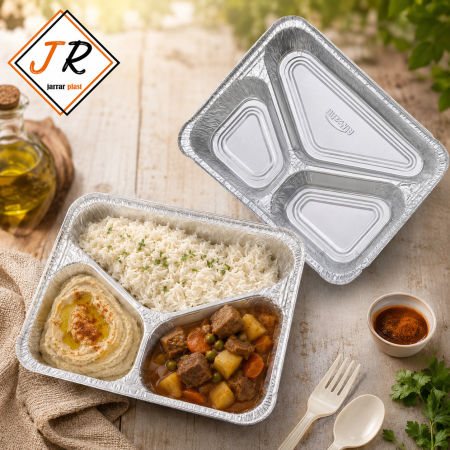 صحن قصدير مقطع