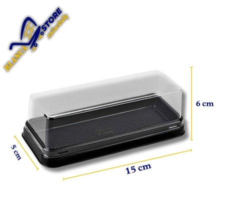 علبة كيك مستطيلة 25 علبة