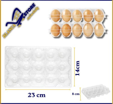 علبة بيض بلاستيكية بالربطة100