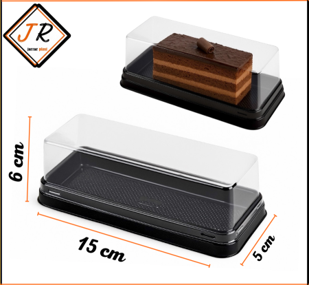 علبة كيك مستطيلة 25 علبة