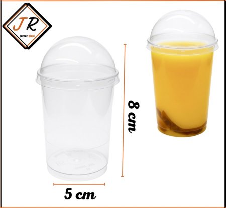 كاسة كريستال دائرية طويلة 10 علب