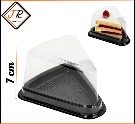 علبة كيك مثلث 25 علبة